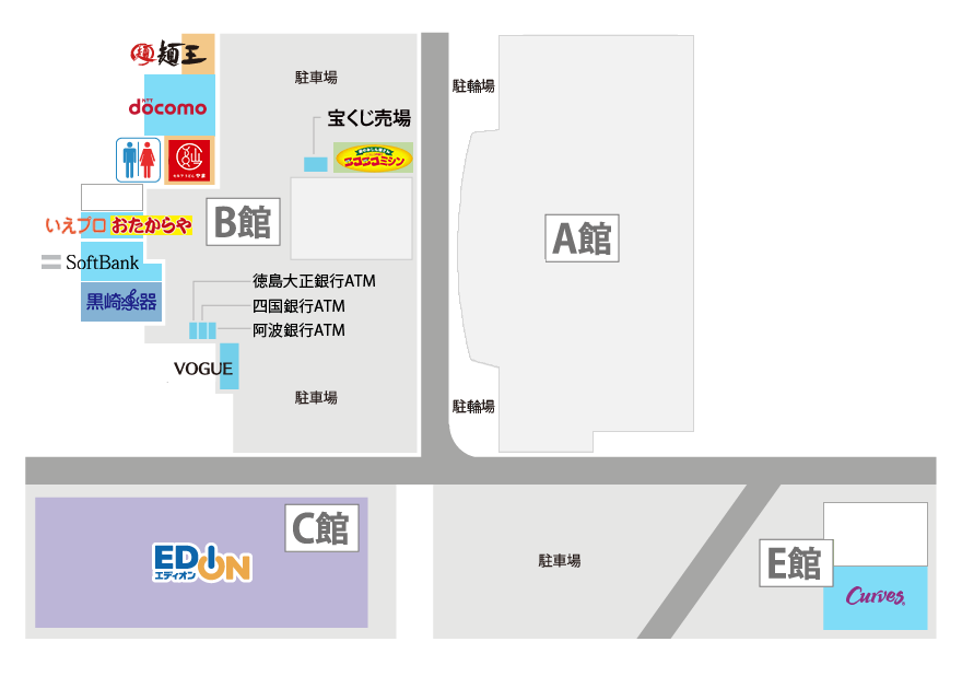 フロアマップ B.C.E館